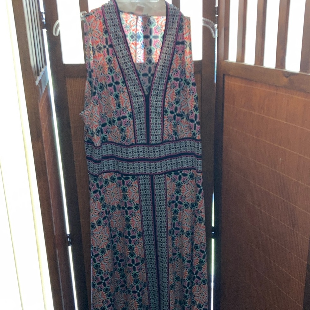 London Times Floral Sleeveless Dress 12